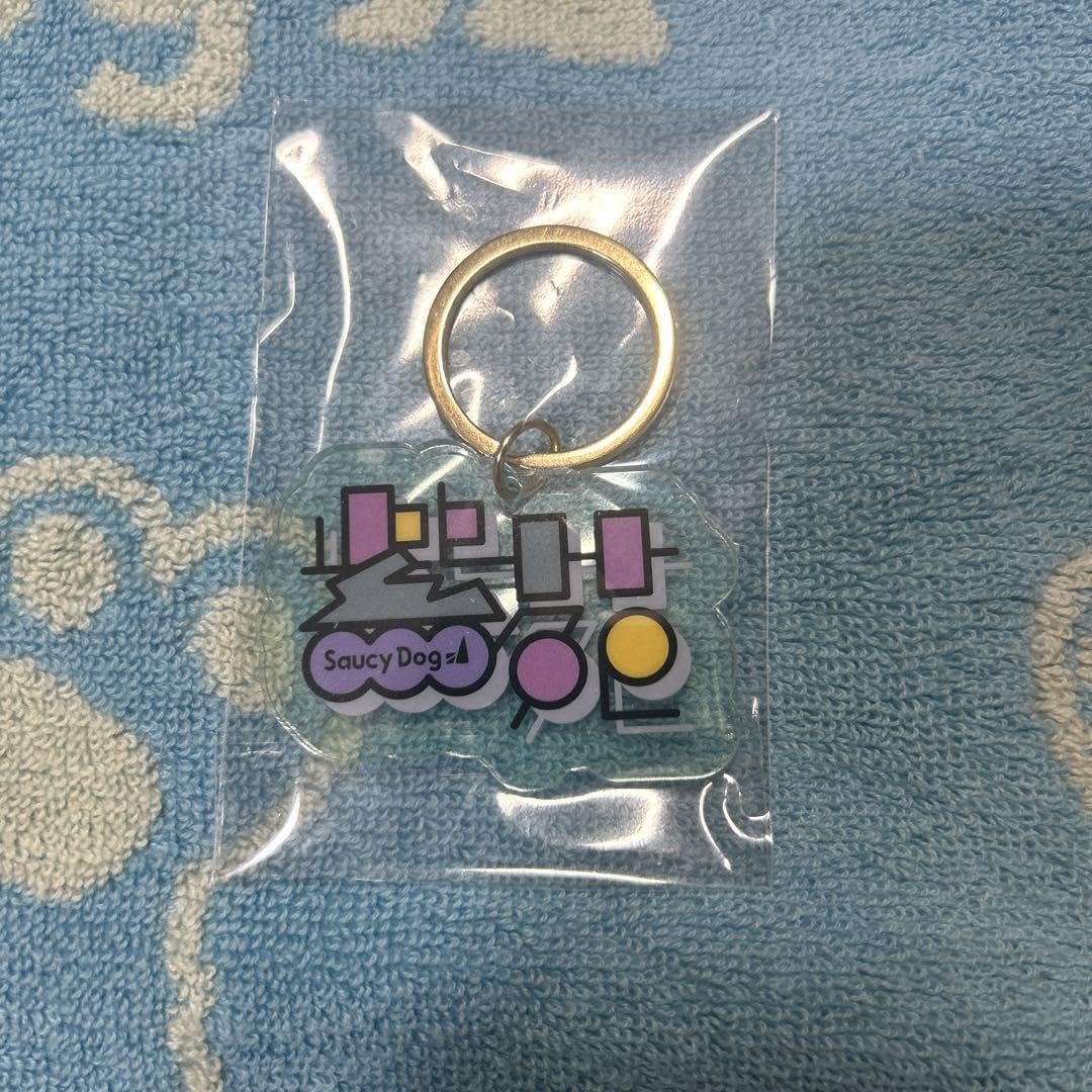 Amazon.co.jp: Saucy Dog アクリルキーホルダー 紫苑 : おもちゃ